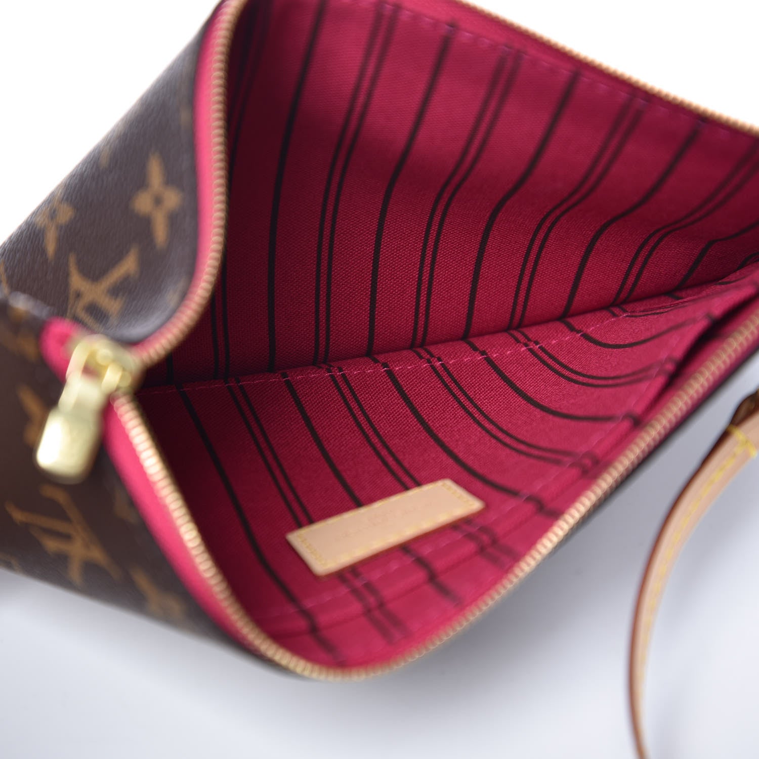 Louis Vuitton Monogram Neverfull MM GM Pochette Pivoine 5 of 8