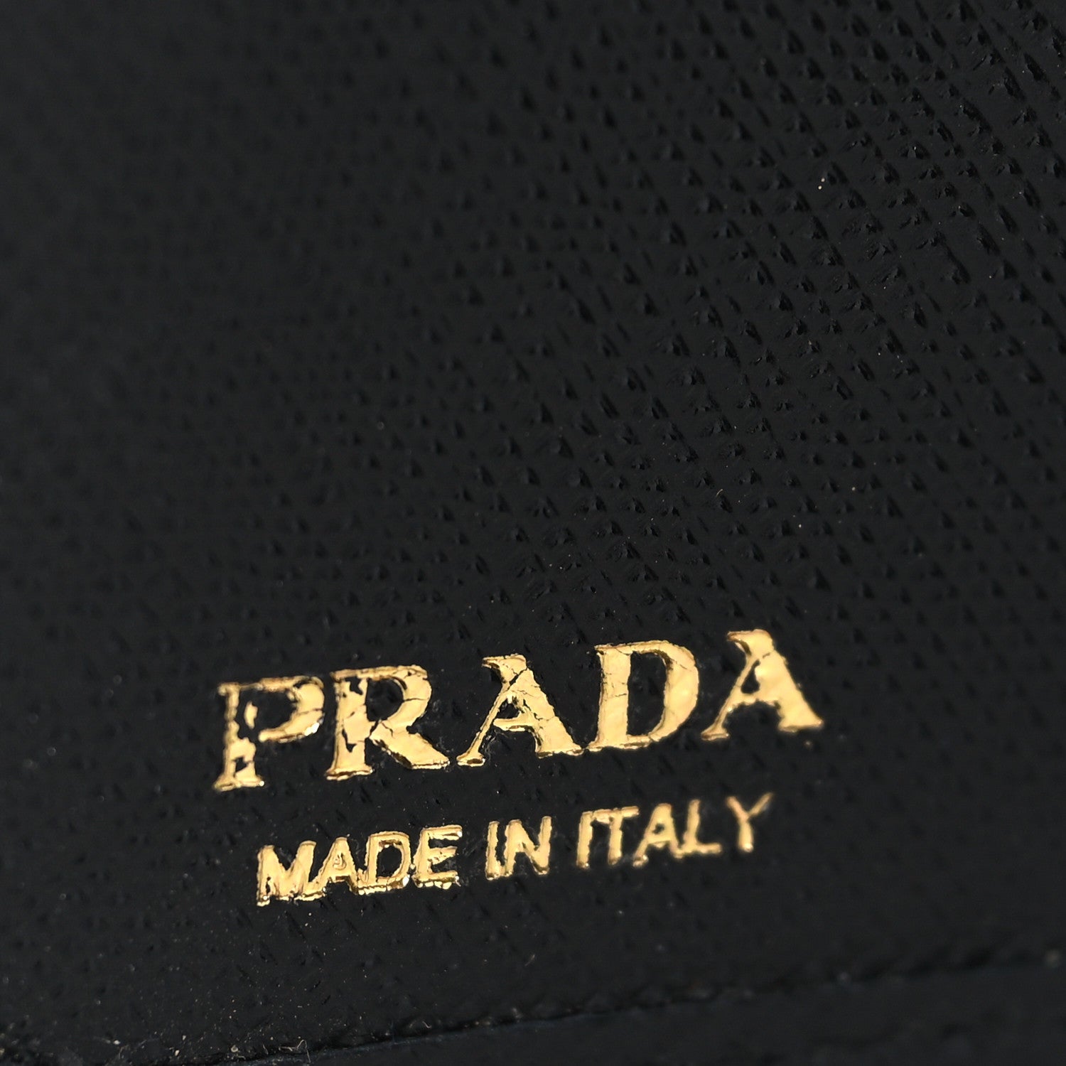 Prada Tessuto Nylon Saffiano Metal Compact Wallet Black 6 of 6