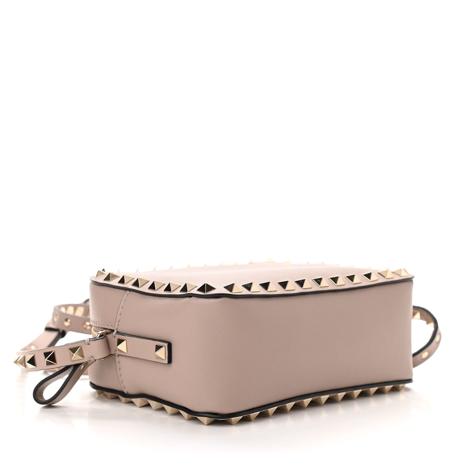 Valentino Garavani Calfskin Rockstud Camera Crossbody Bag Poudre 4 of 9