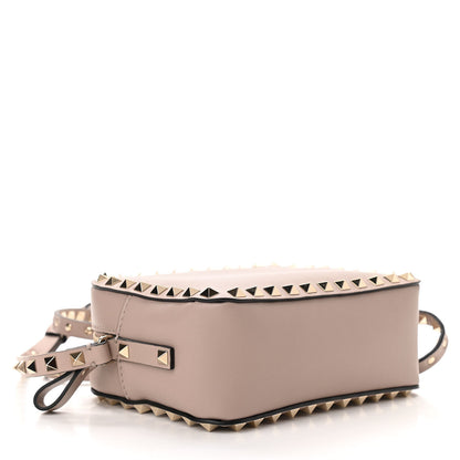 Valentino Garavani Calfskin Rockstud Camera Crossbody Bag Poudre 4 of 9