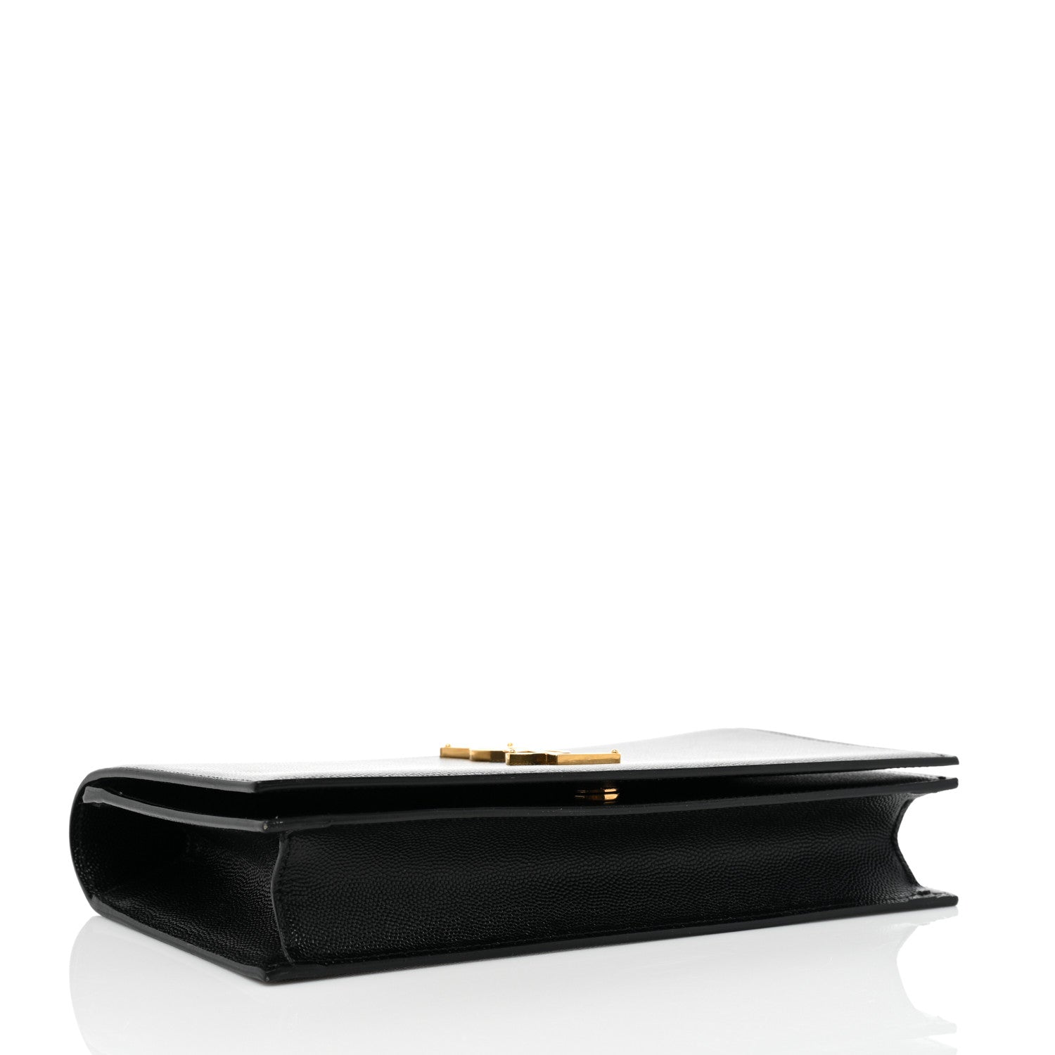 Saint Laurent Grain De Poudre Classic Monogram Kate Clutch Black 4 of 13