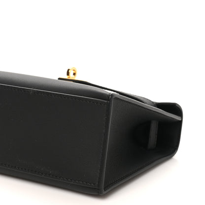 Hermes Swift Kelly Pochette Clutch Black 10 of 10