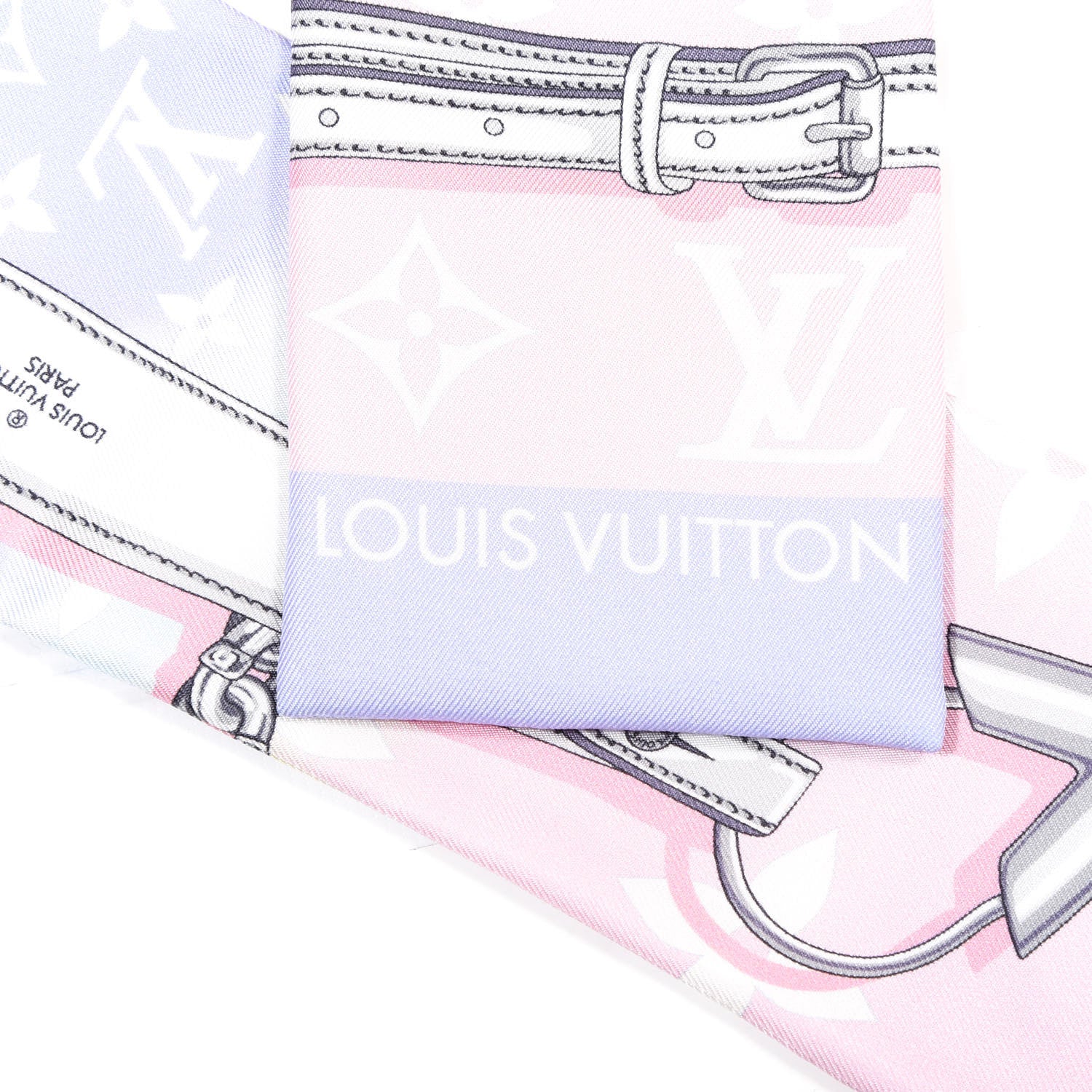 Louis Vuitton Silk Monogram Escale Confidential Bandeau Pink 2 of 5