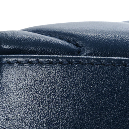 Saint Laurent Calfskin Y Quilted Monogram Small Loulou Chain Satchel Navy 18 of 18
