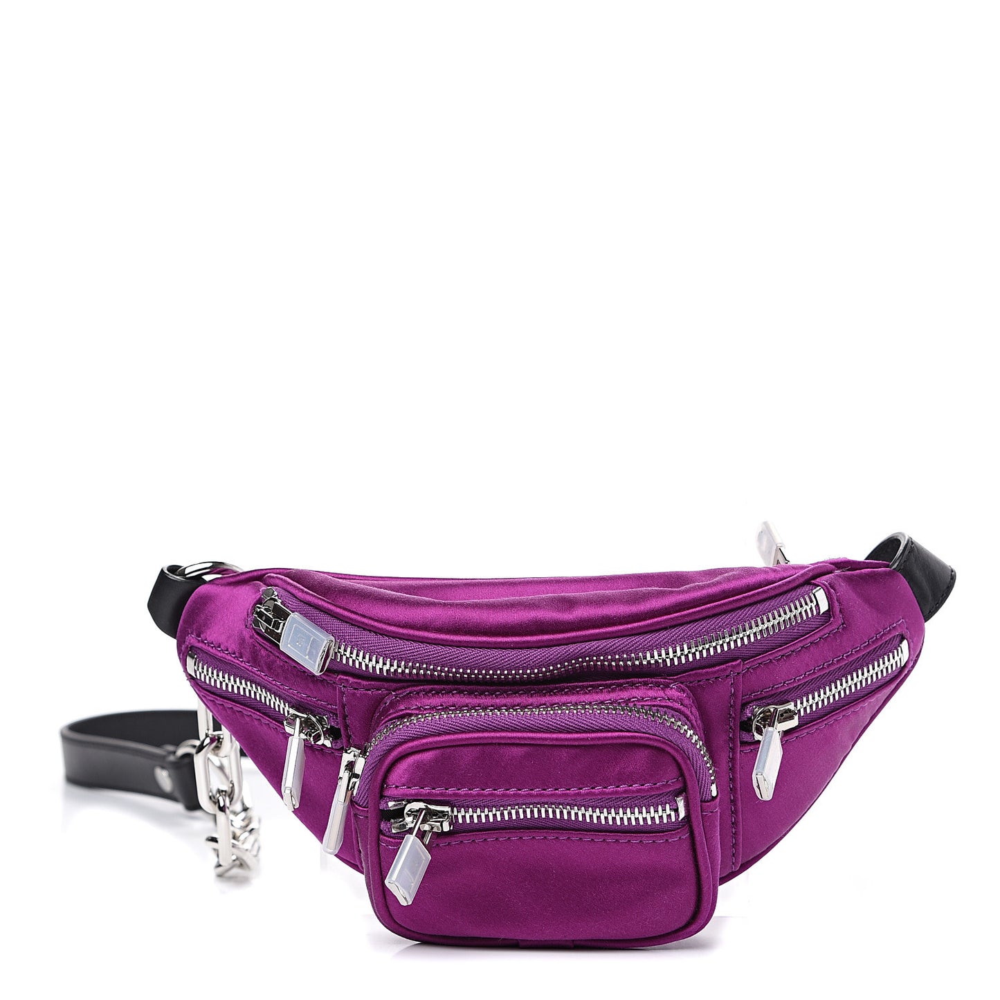 Satin Attica Mini Belt Bag Purple