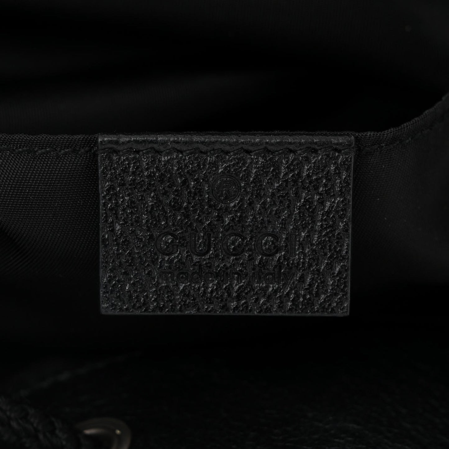 Econyl Nylon Monogram Off The Grid Drawstring Bucket Backpack Black