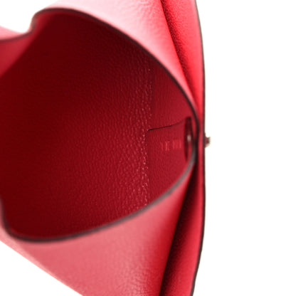 Hermes Chevre Mysore Bastia Coin Purse Rose Azalee 5 of 8