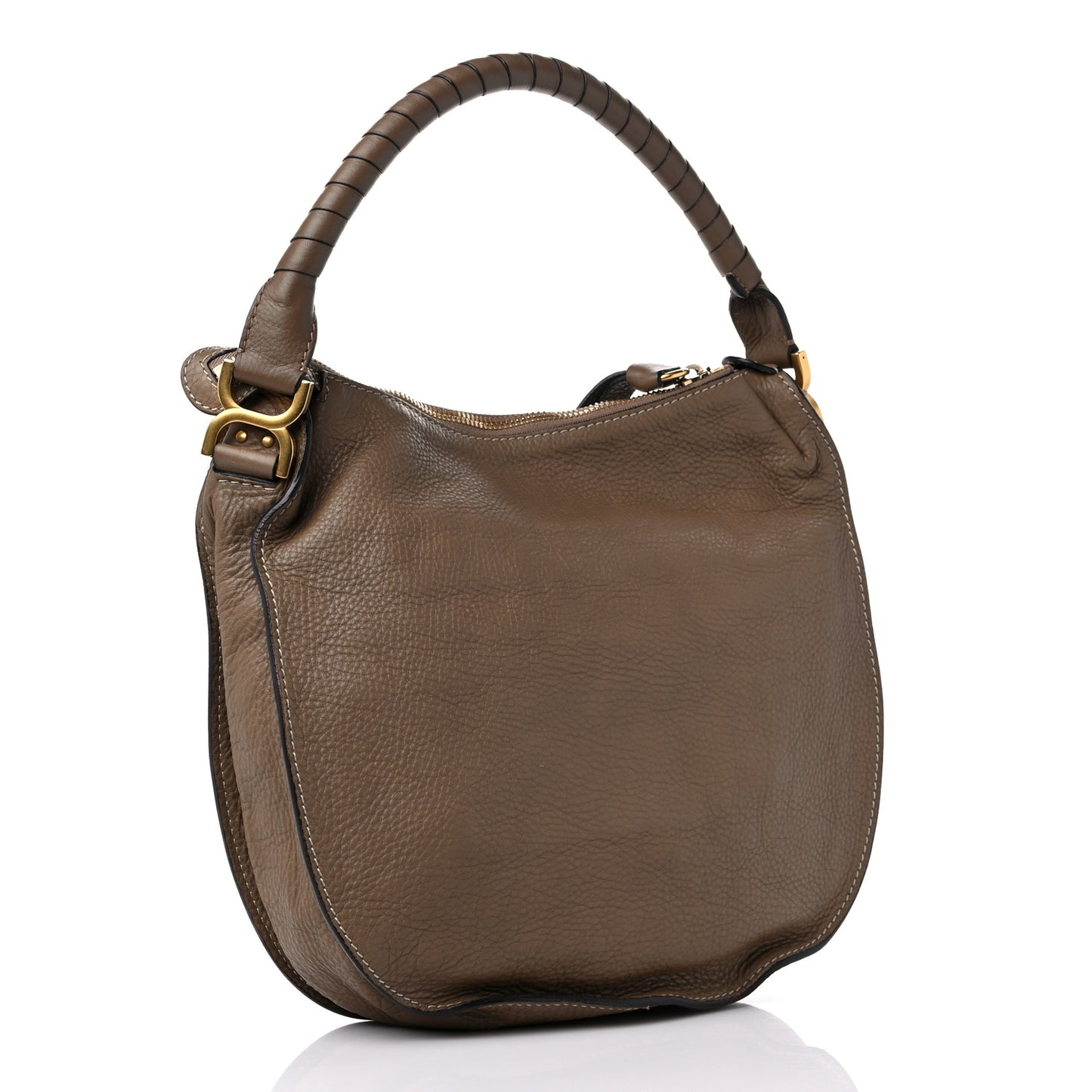 Calfskin Medium Marcie Hobo Nut