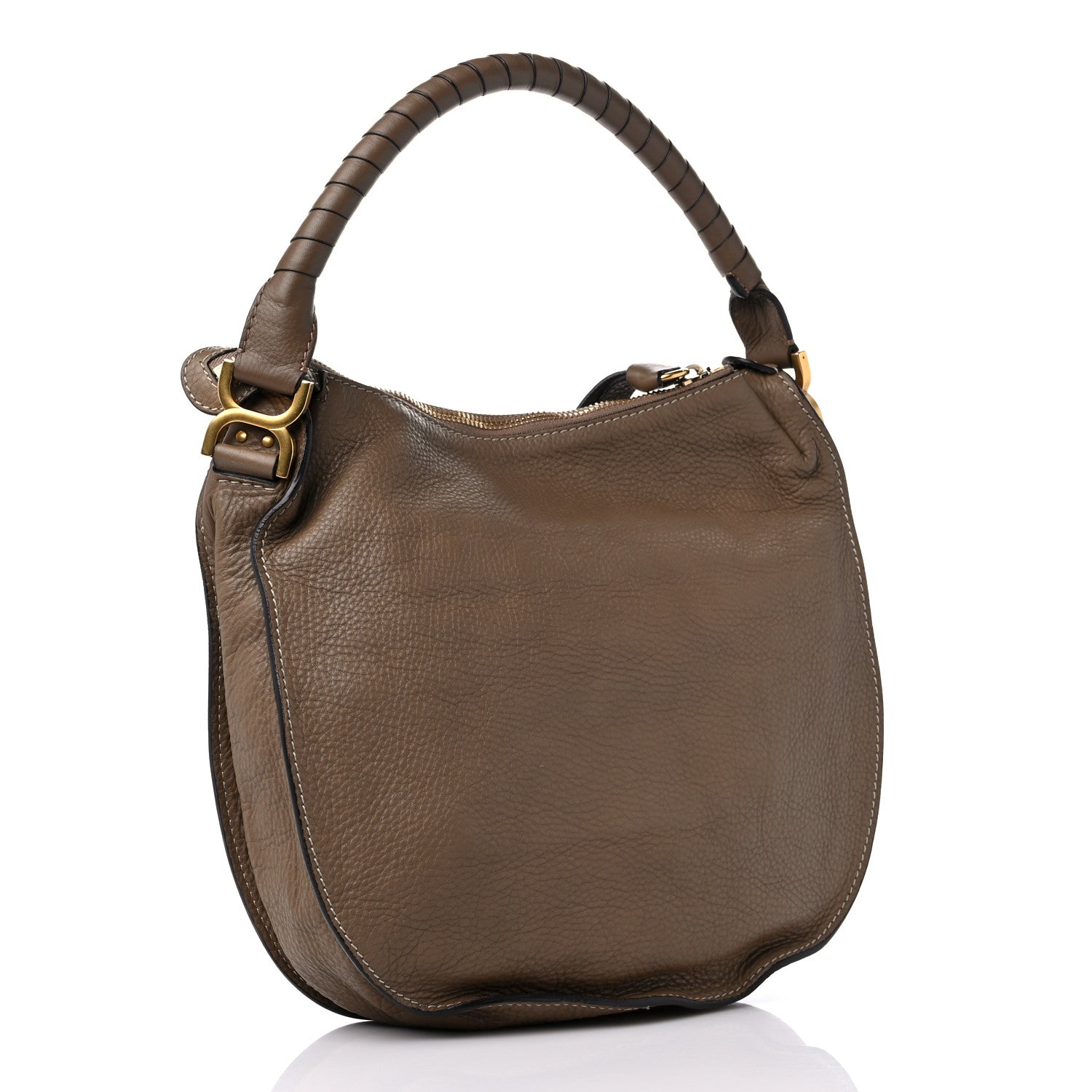 Chloe Calfskin Medium Marcie Hobo Nut 2 of 12