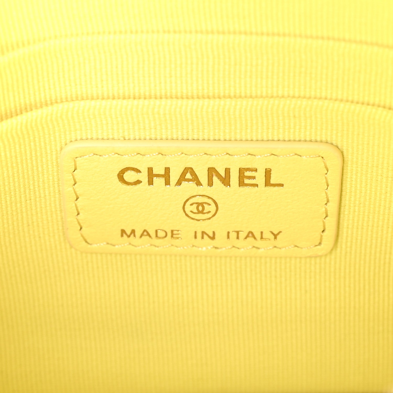 Chanel Lambskin Quilted Cosmetic Case Light Green 6 of 9