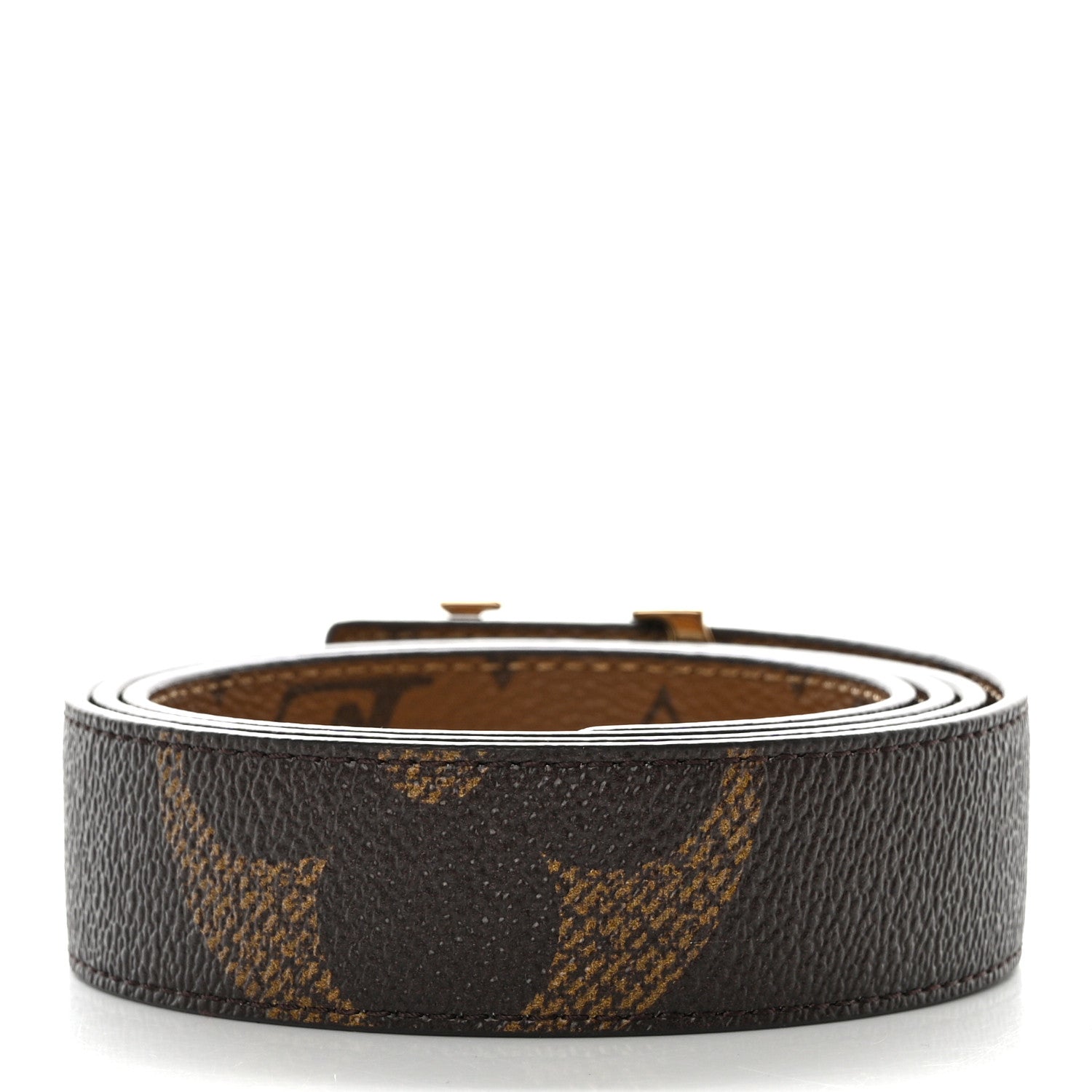 Louis Vuitton Reverse Monogram 35mm LV Initiales Belt 85 34 2 of 6