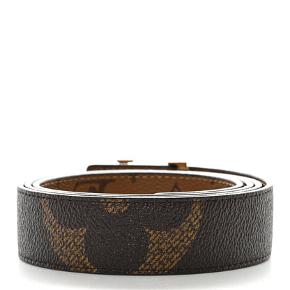 Louis Vuitton Reverse Monogram 35mm LV Initiales Belt 85 34 2 of 6