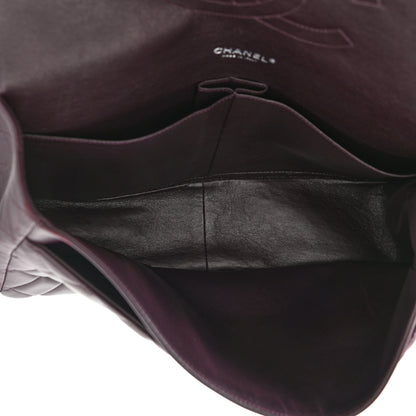 Chanel Lambskin Quilted Maxi Double Flap Purple 4 of 10