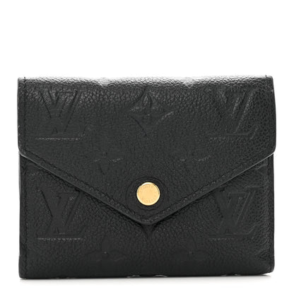 Louis Vuitton Empreinte Victorine Wallet Black 1 of 9