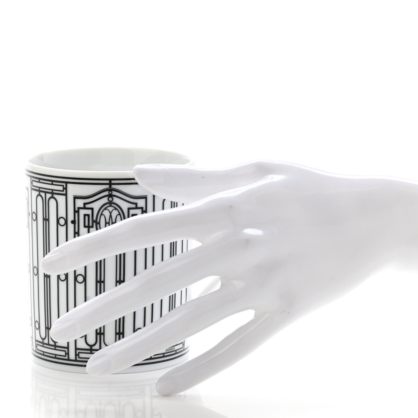Porcelain H Deco Mug