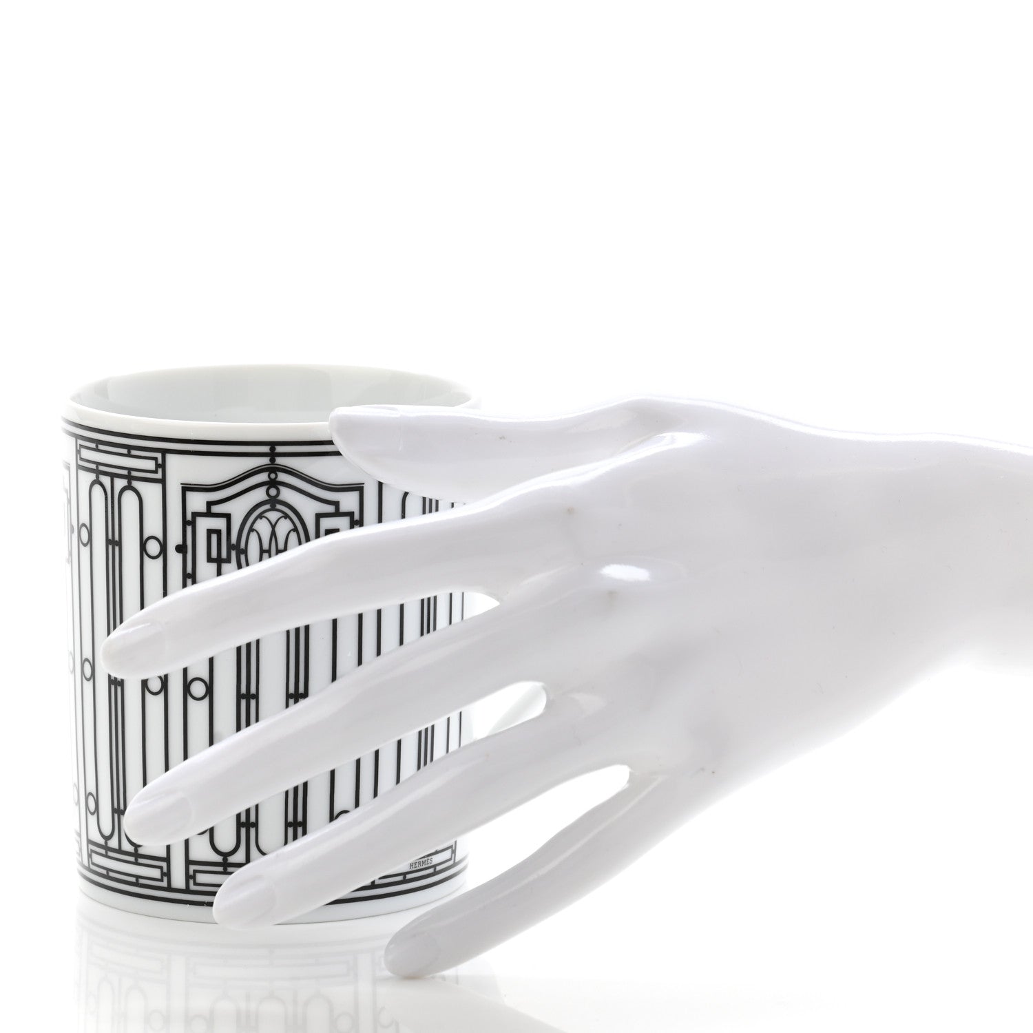 Hermes Porcelain H Deco Mug 2 of 7