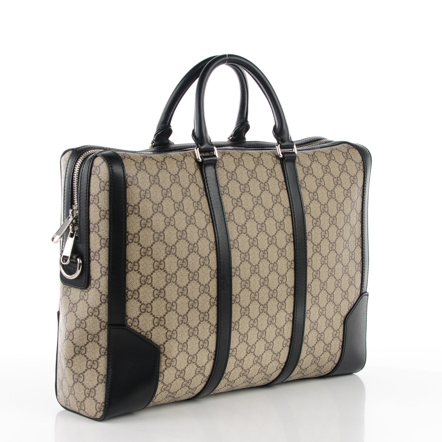 Gucci GG Supreme Monogram Eden Briefcase Black 3 of 7