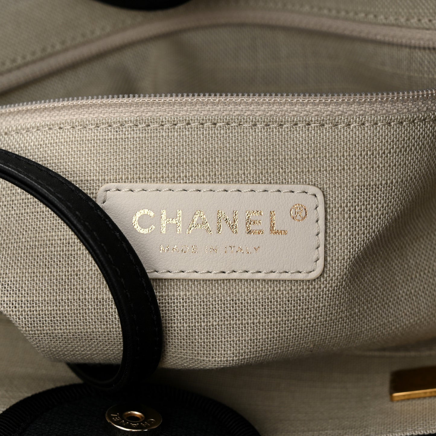 Mixed Fibers Small Deauville Tote Black