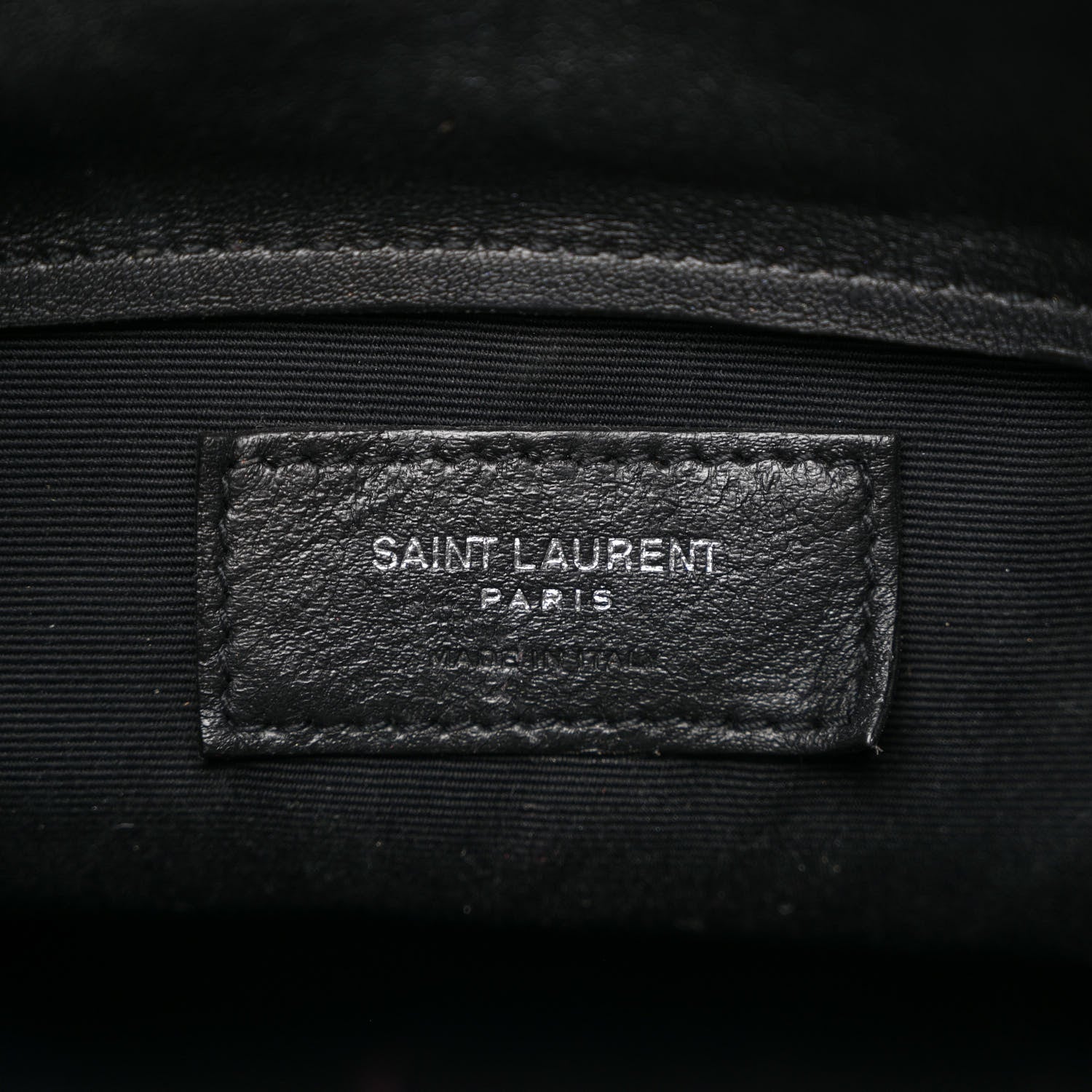 Saint Laurent Smooth Calfskin Studded Small Bahia Drawstring Bucket Bag Black Multicolor 6 of 16
