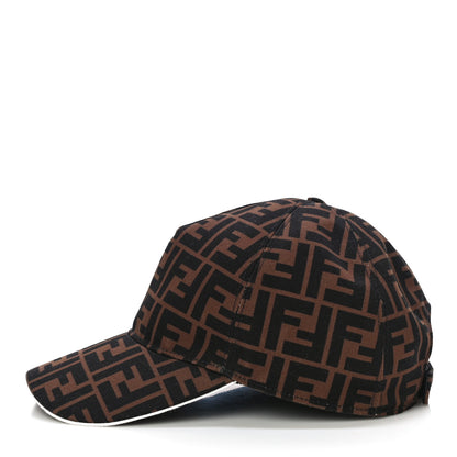Fendi Canvas FF Reloaded Baseball Hat Tobacco White 2 of 8