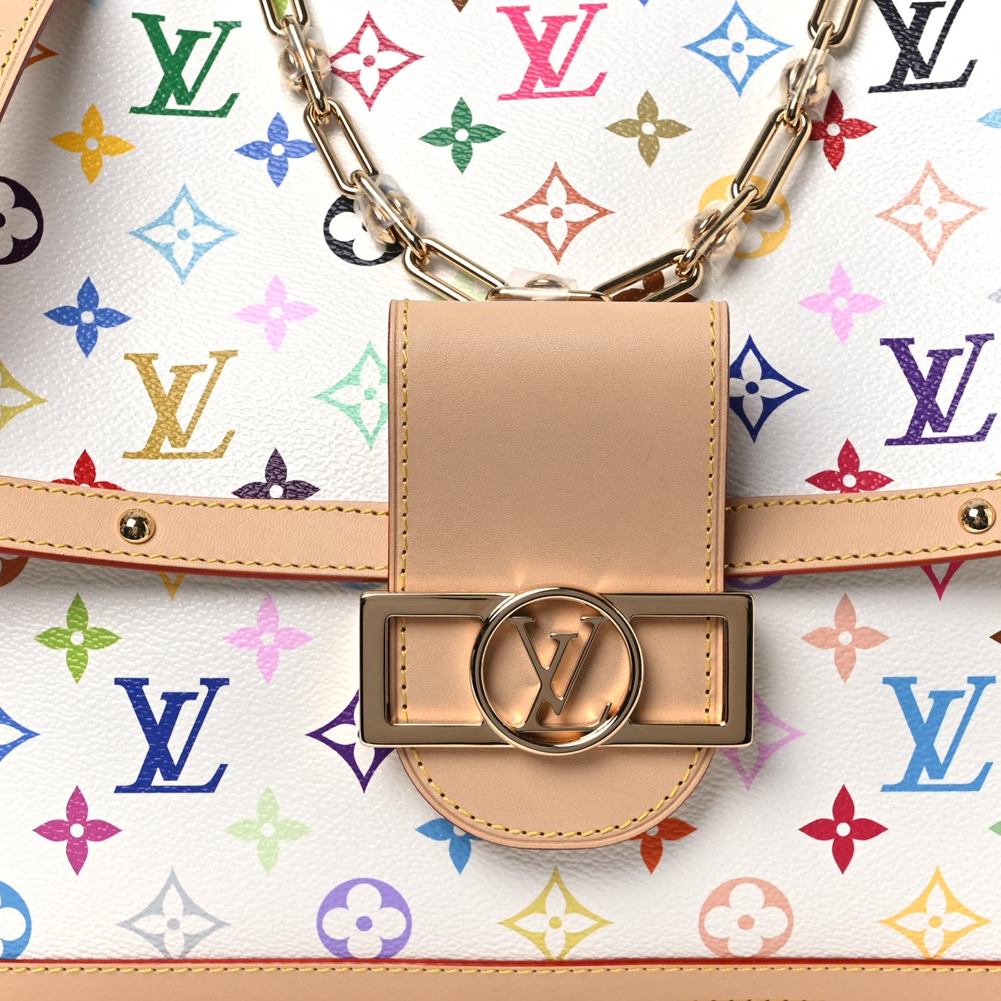 LV X TM Monogram Multicolor Dauphine Soft GM White