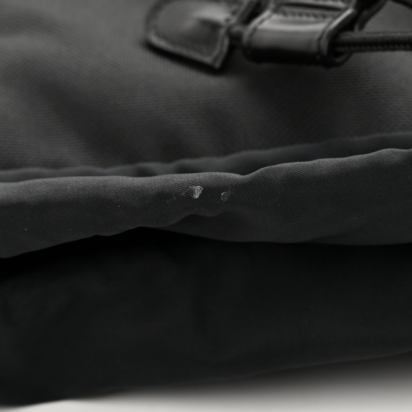 Techno Canvas Web Double Buckle Backpack Black