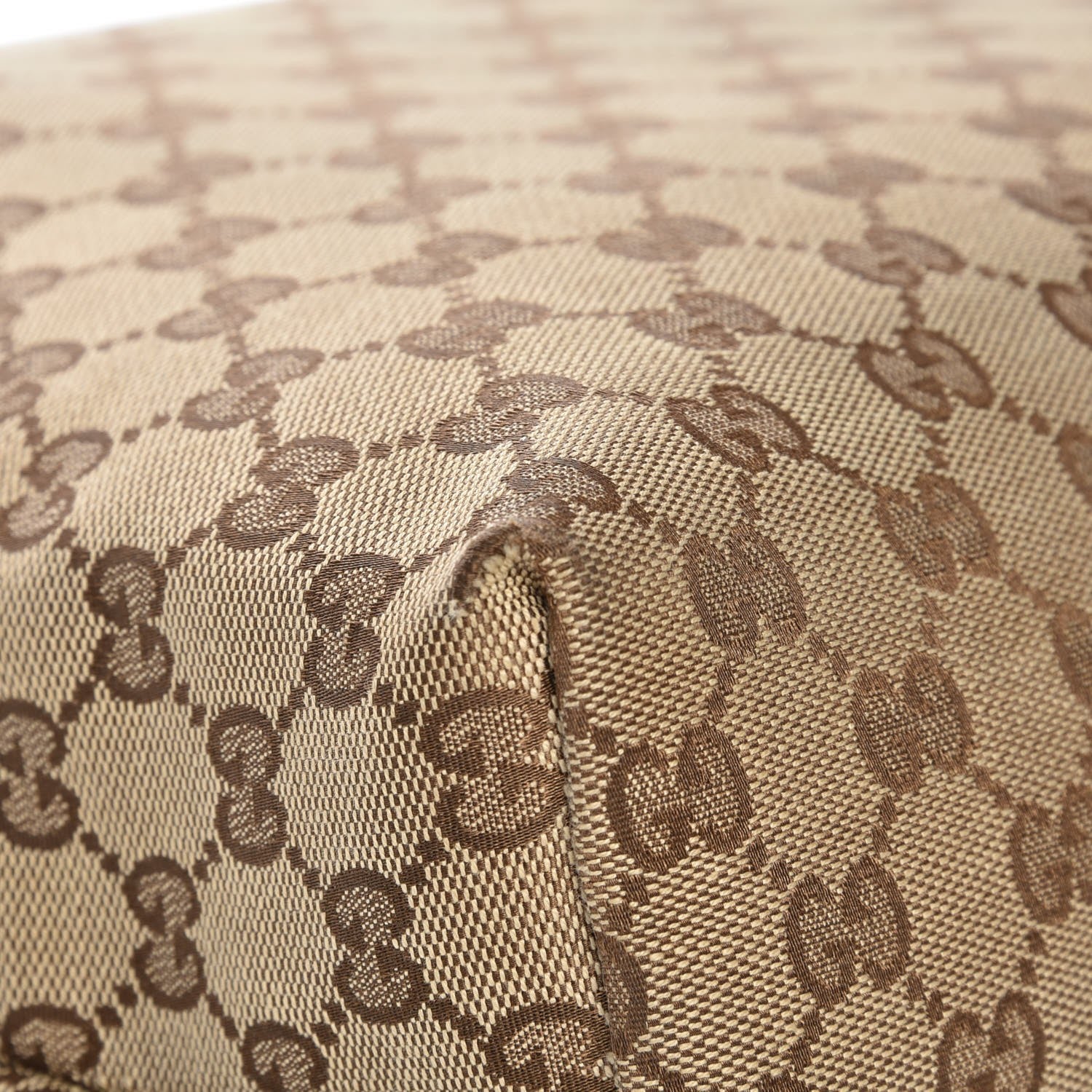 Gucci Monogram Web Medium Flat Messenger Bag Brown 11 of 12