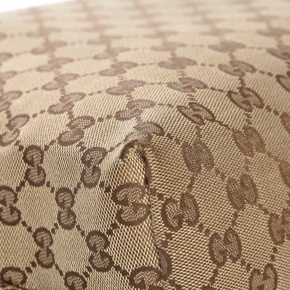 Gucci Monogram Web Medium Flat Messenger Bag Brown 11 of 12