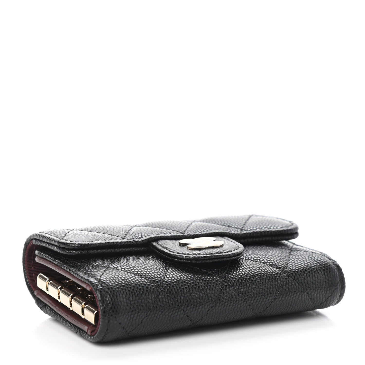 Chanel Caviar Quilted Classic 4 Key Holder Wallet Black 4 of 8