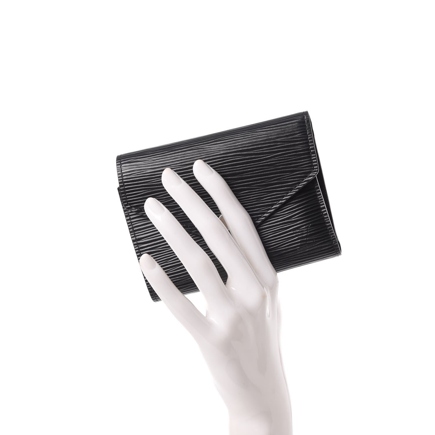Louis Vuitton Epi Victorine Wallet Black 2 of 7