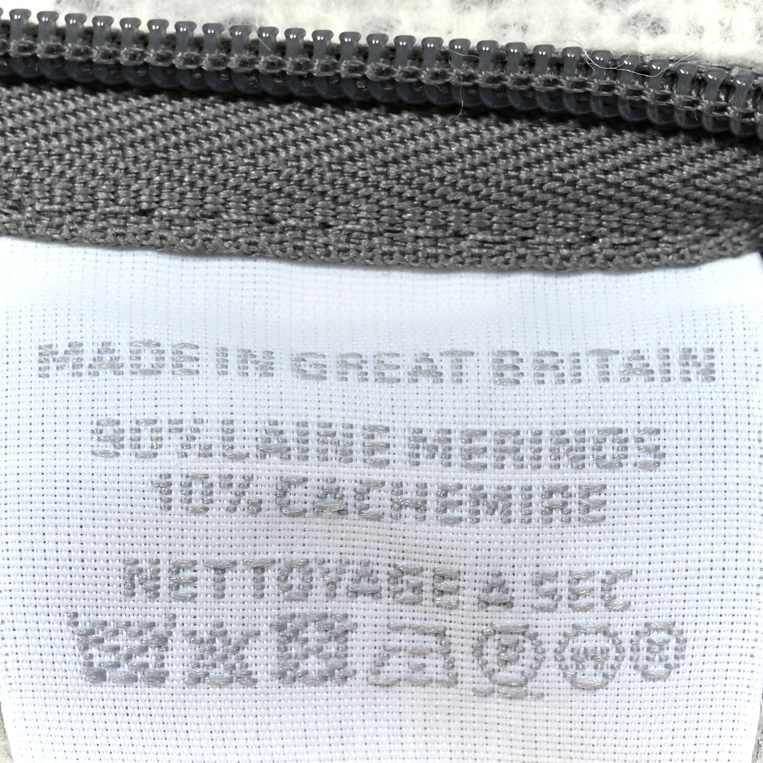 Hermes Wool Cashmere Avalon Cabriole Pillow Gris Perle 5 of 5