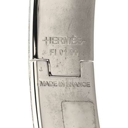 Hermes Enamel Narrow Clic Clac H Bracelet PM Jaune Tennis 4 of 4