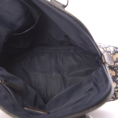 Christian Dior Monogram Traveler Satchel Navy 5 of 12