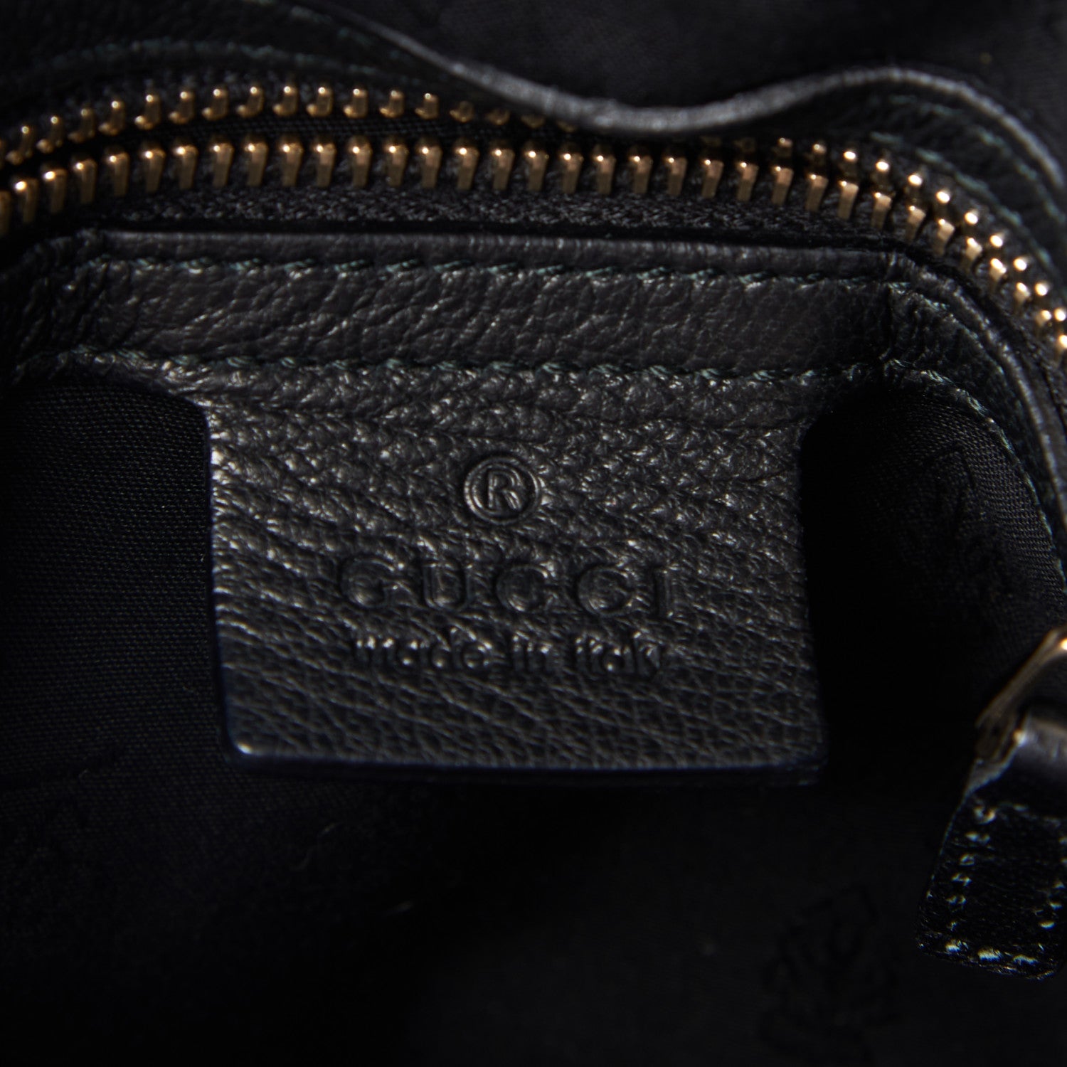 Gucci Deerskin Medium Sienna Bit Tote Black 7 of 8