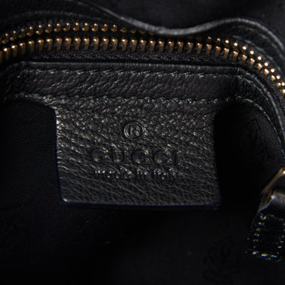 Gucci Deerskin Medium Sienna Bit Tote Black 7 of 8