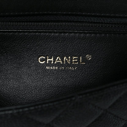 Chanel Caviar Quilted Medium CC Filigree Flap Black 6 of 12