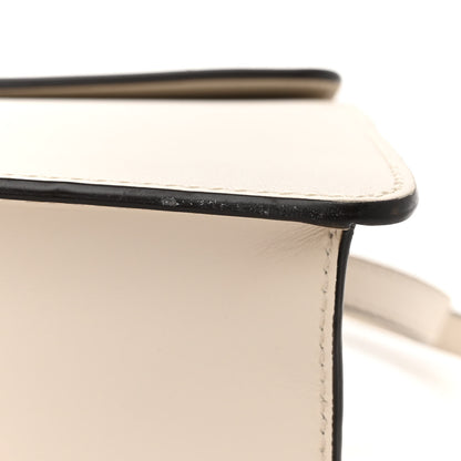 Gucci Calfskin Web Medium Sylvie Top Handle Bag White 11 of 11