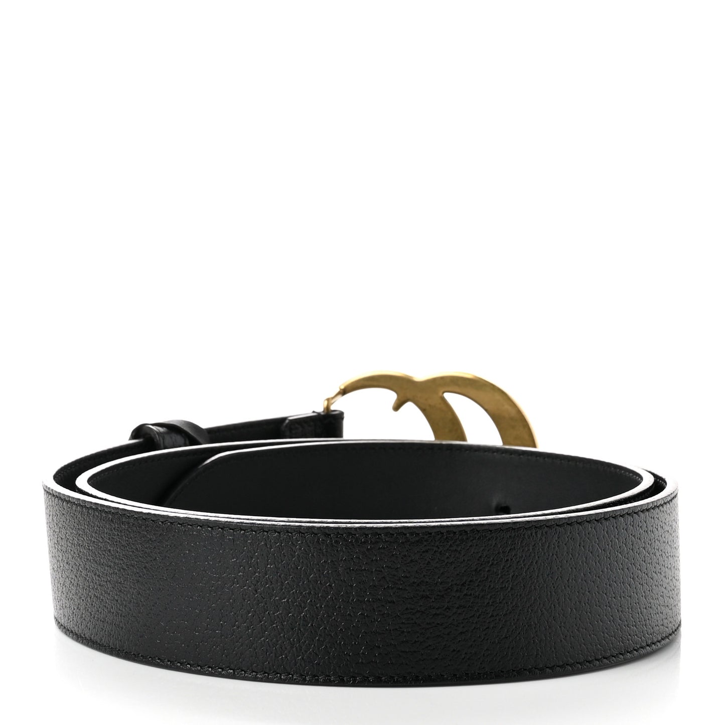 Textured Calfskin Double G 40mm Belt 90 36 Black