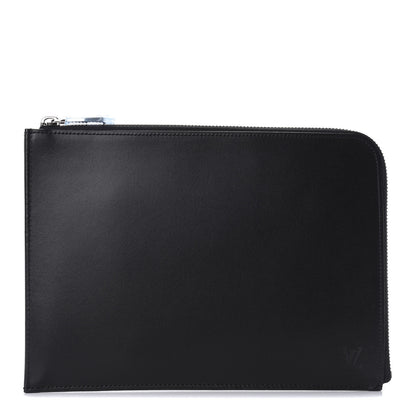 Louis Vuitton Calfskin Souple Pochette Jour PM Black 1 of 7