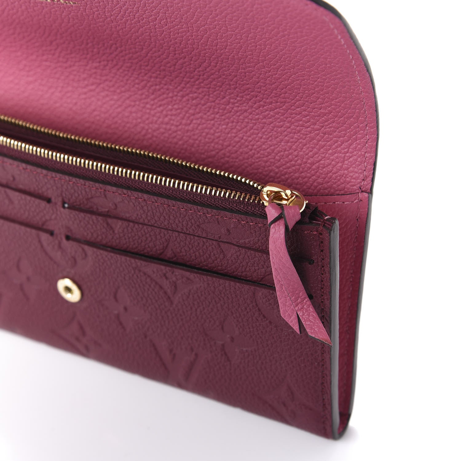 Louis Vuitton Empreinte Emilie Wallet Raisin 9 of 10