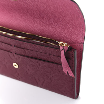 Louis Vuitton Empreinte Emilie Wallet Raisin 9 of 10