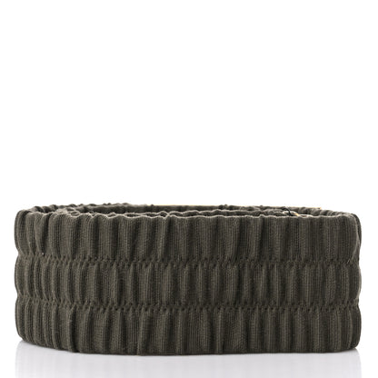 Fendi Canvas Maxi FF Stretch Belt 75 30 Grey 3 of 4