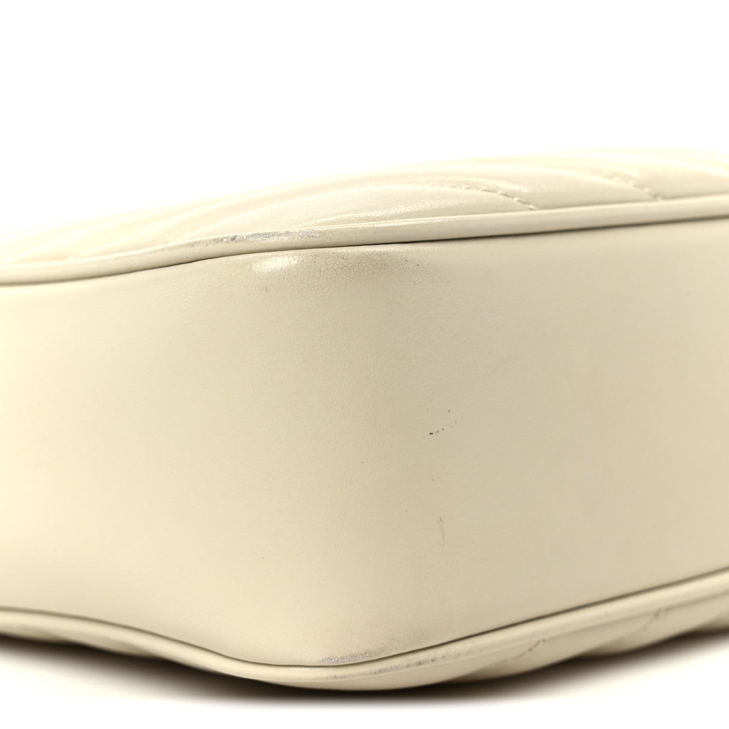 Saint Laurent Calfskin Matelasse Monogram Lou Camera Bag Crema Soft 9 of 10