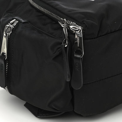 Burberry Nylon Logo Print Medium Rucksack Backpack Black 9 of 10