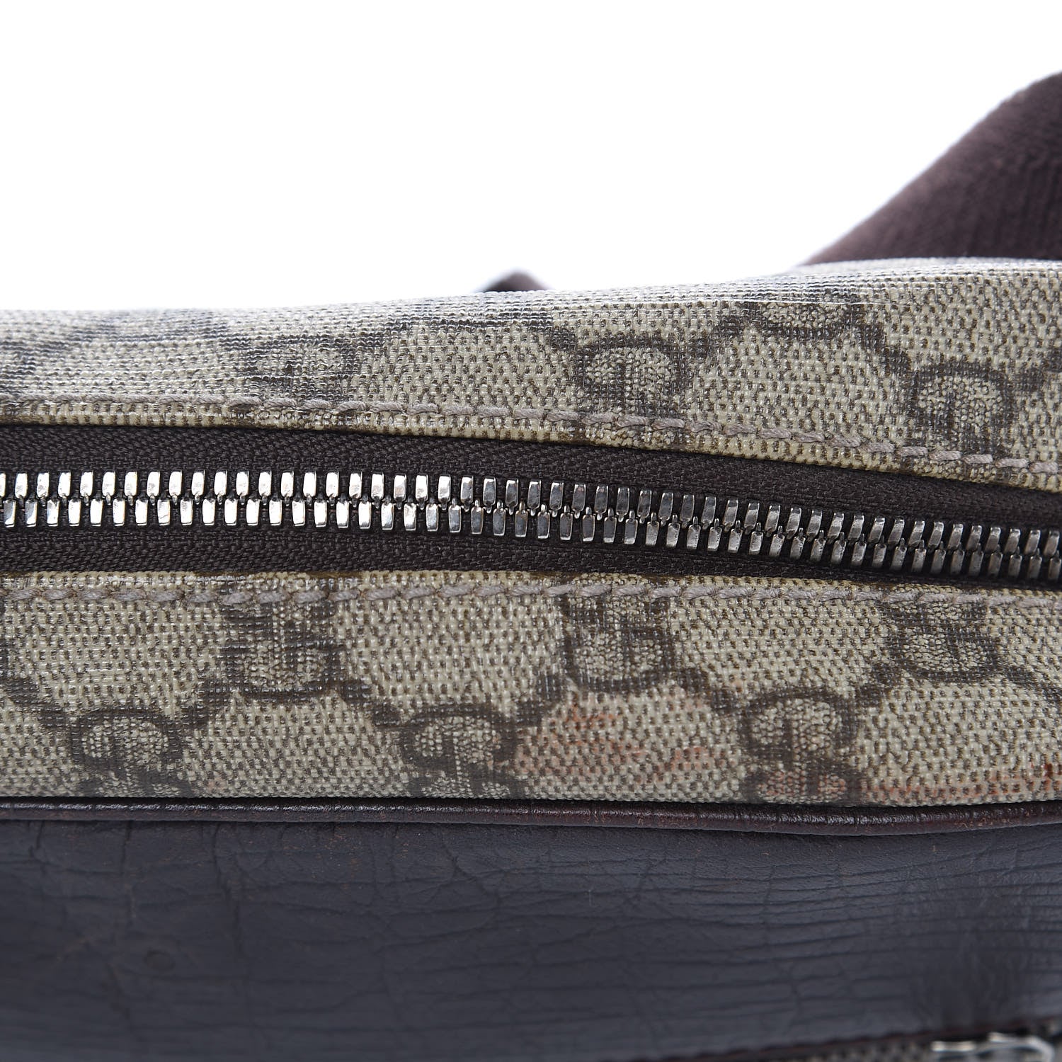 Gucci GG Plus Monogram Shoulder Bag Dark Brown 15 of 17