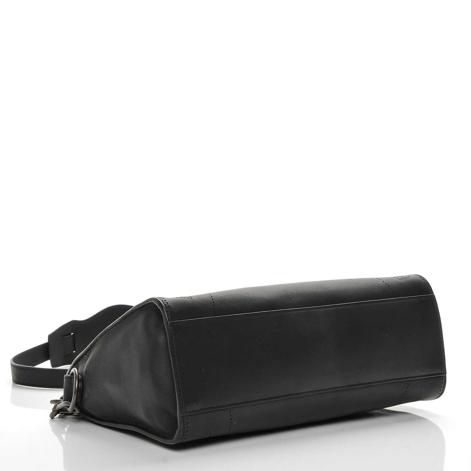 Balenciaga Veau Soyeux Perforated Blackout Hardware S City Black 4 of 7