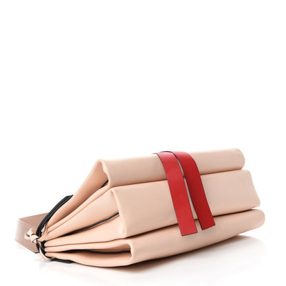 Valentino Garavani Smooth Calfskin Medium VRing Shoulder Bag Rose Cannelle Light Ivory Cerise 4 of 10