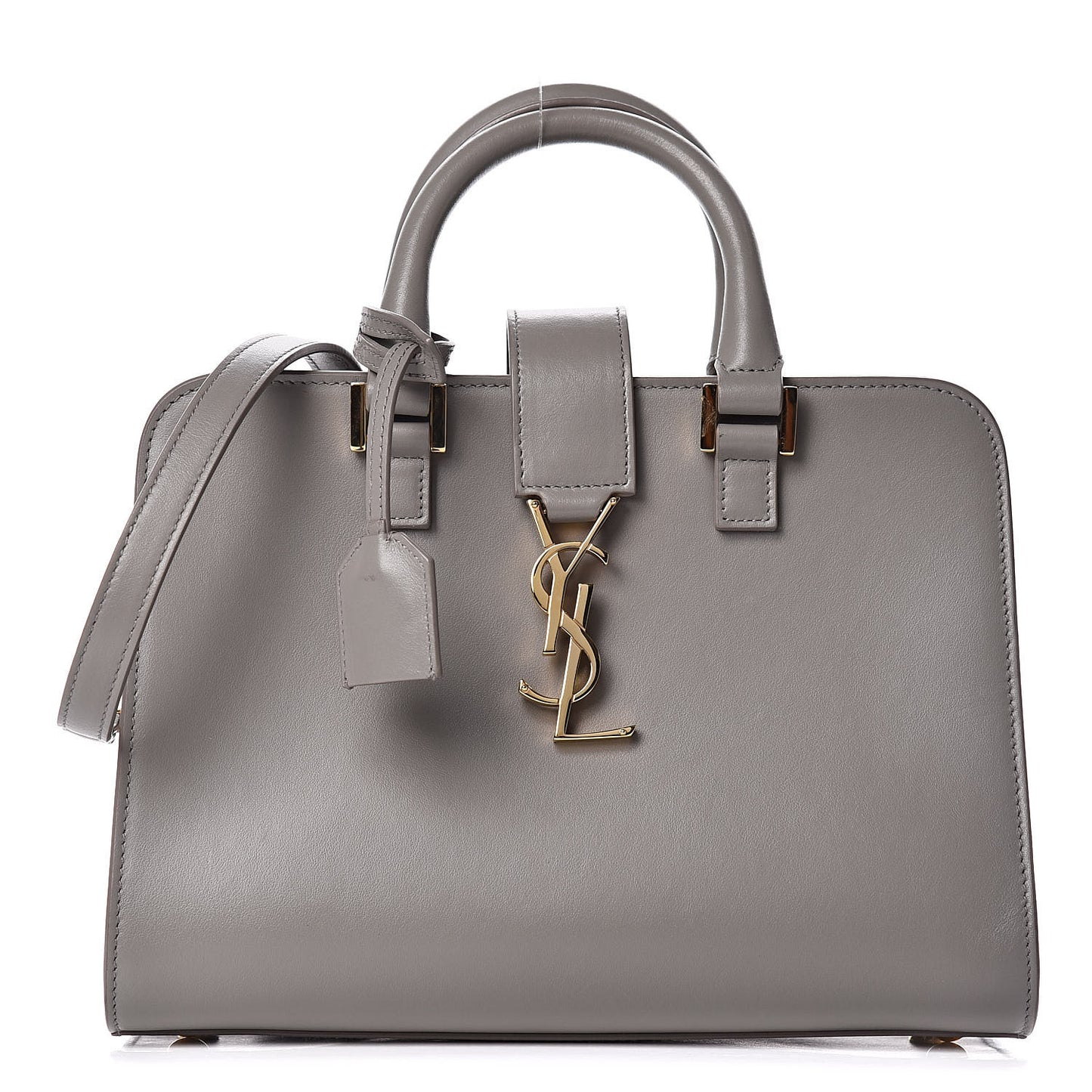 Calfskin Monogram Baby Cabas Fog