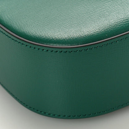 Gucci Azalea Calfskin Web Monochrome Horsebit 1955 Shoulder Bag Emerald 10 of 11