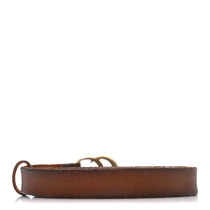 Gucci Faded Calfskin Double G 20mm Belt 85 34 Cuir 2 of 5